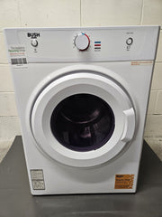 New Graded Bush DHB7VTD White 7KG Vented Tumble Dryer RRP £230 UK Delivery A1