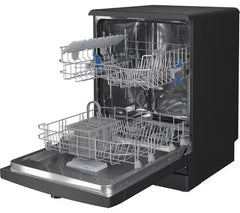 New Graded Black Indesit D2FHK26BUK Full Size Dishwasher RRP£299 F43