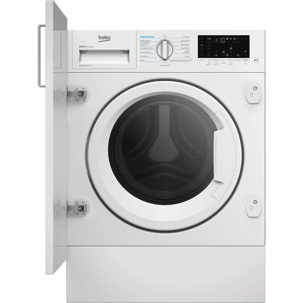 New Graded Beko WDIK854411F Integrated 8Kg/5Kg 1400 Washer DryerRRP£499 E63