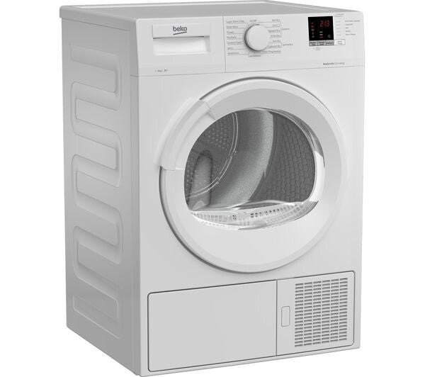 New Graded Beko DTLP81151W 8kg Heat Pump Tumble Dryer RRP£399 X61