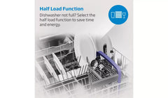 New Graded Silver Beko DVN04X20S Full Size Dishwasher RRP£349- F3