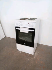 New Graded White SIA ESXB50W 50cm Electric Single Cooker RRP£345 -L24