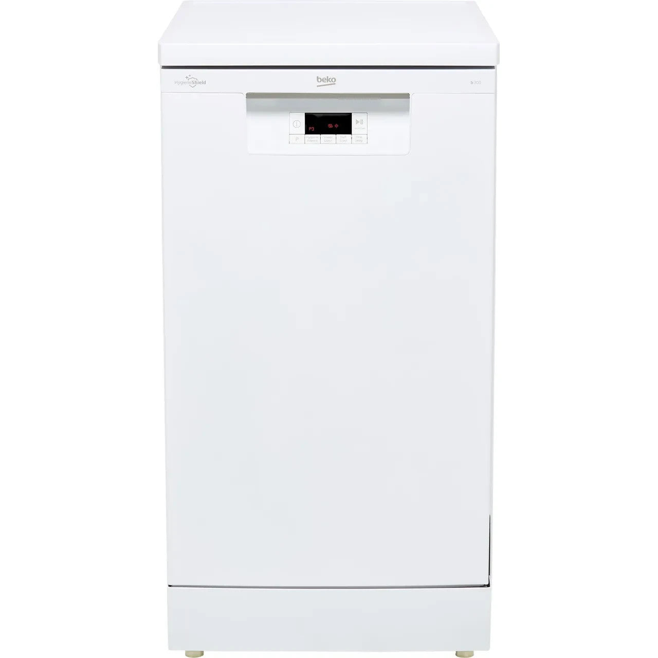 New Graded Beko HygieneIntense BDFS16020W Slimline Dishwasher - White - F33