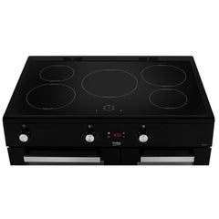New Graded Black Beko KDVI90K 90cm Induction Range Cooker- UK Del Y2