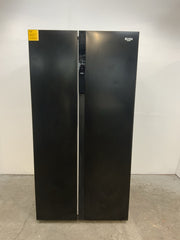 New Graded Bush MESBSB23E American Fridge Freezer - Black RRP £529 K69