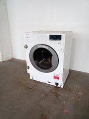 New Graded Beko LW1284410 Integrated 8 kg 1400 Spin Washing Machine - V9