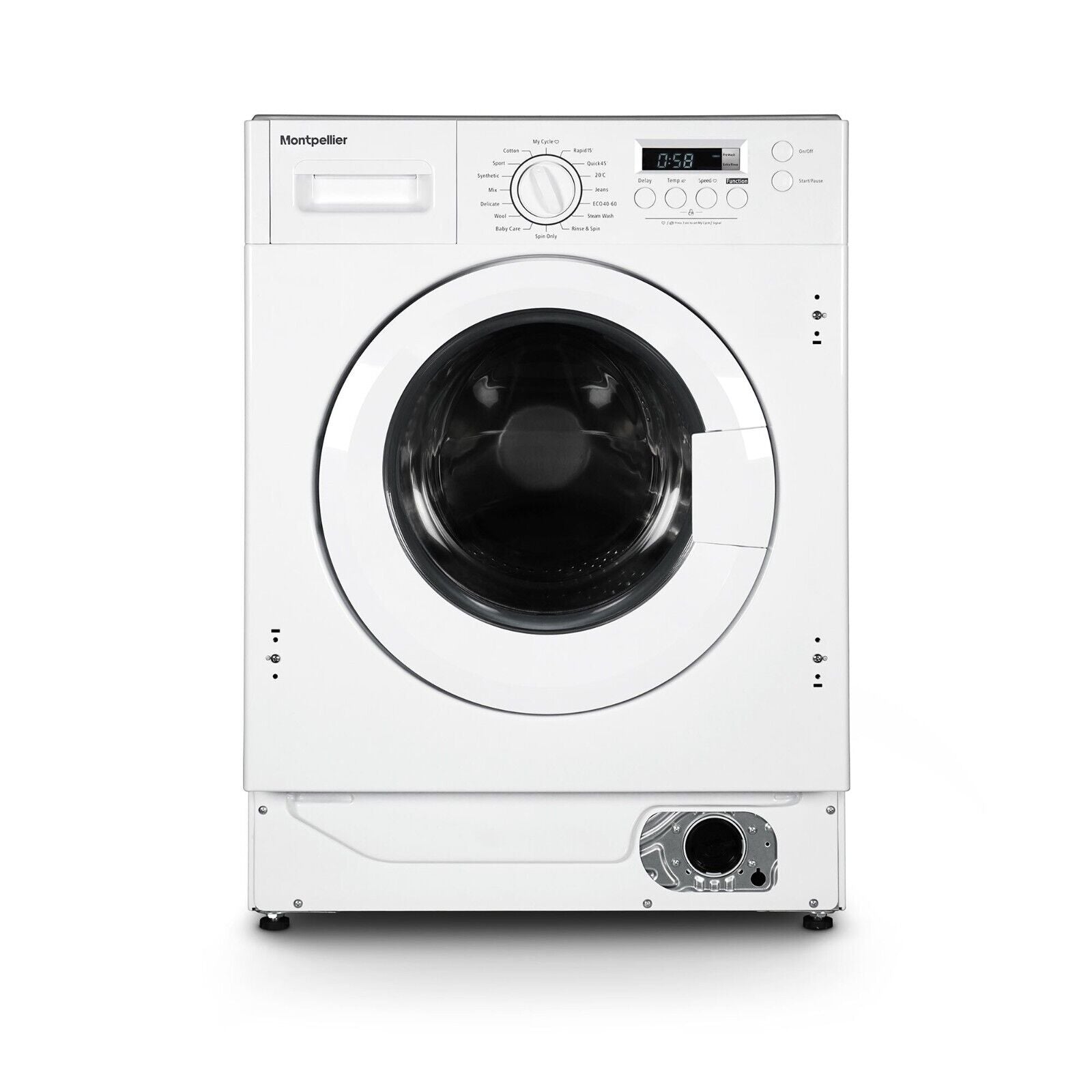 New Graded Montpellier MBIWM841 Integrated 8 kg 1400 Washing Machine RRP£399 F11