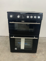 New Graded Hisense HDE3211BBUK Double Oven Electric Cooker with Ceramic Hob K48