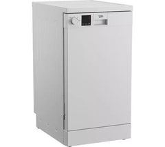 New Graded White Beko DVS04X20W Slimline Dishwasher - UK Del D17