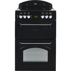 New Graded Leisure CLA60CEK Black Ceramic Electric Cooker with Double Oven H12