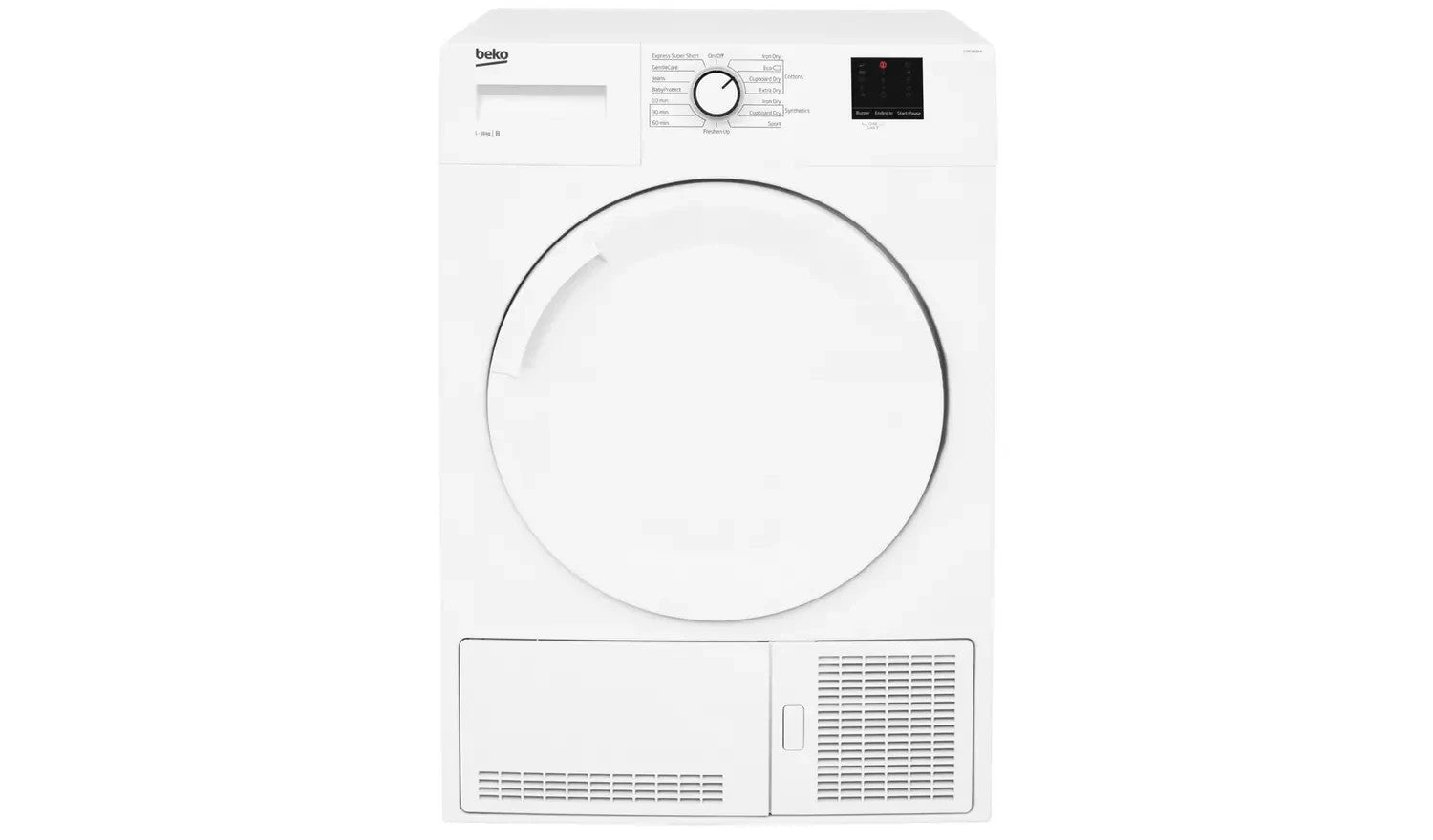 New Graded Beko DTBC10001W 10kg Condenser Tumble Dryer RRP£349 F72