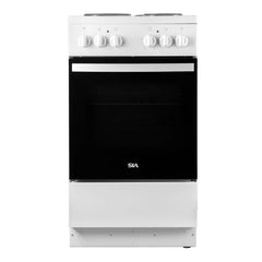 New Graded White SIA ESXB50W 50cm Electric Single Cooker RRP£345 -L24