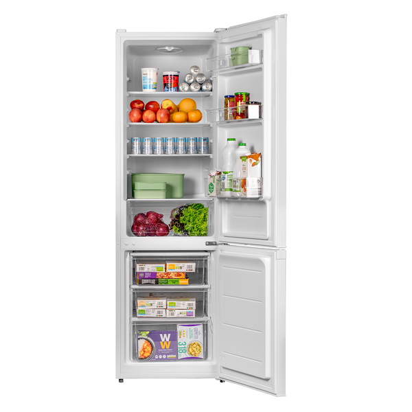 New Graded White SIA SFF17855WE Freestanding Fridge Freezer RRP£320 H92