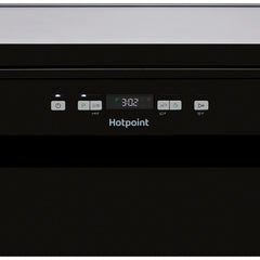 New Graded Hotpoint HFC3C26WCBUK Full Size Dishwasher - Black F42
