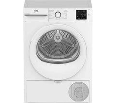 New Graded Beko BM3T3822W 8kg Heat Pump Tumble Dryer RRP£349 X59
