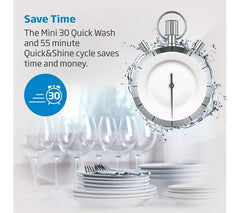 New Graded Beko DIS15020 Fully Integrated Slimline Dishwasher RRP£320 D89