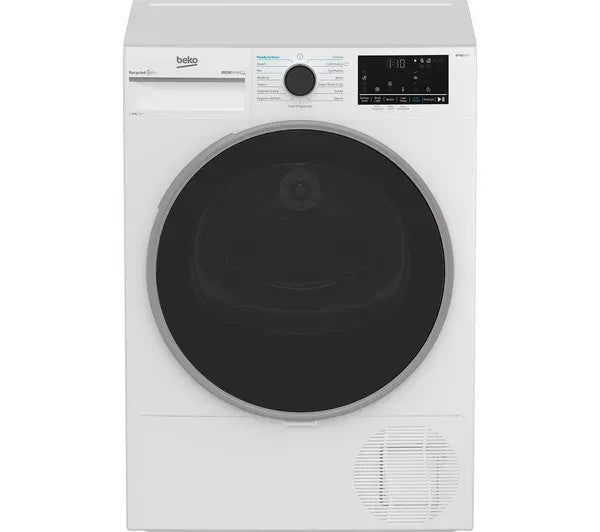 New Graded BEKO Pro Ironfinish B5T48231IW 8 kg Heat Pump Tumble Dryer -White F15