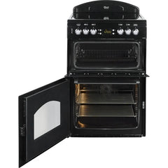 New Graded Leisure CLA60CEK Black Ceramic Electric Cooker with Double Oven H12