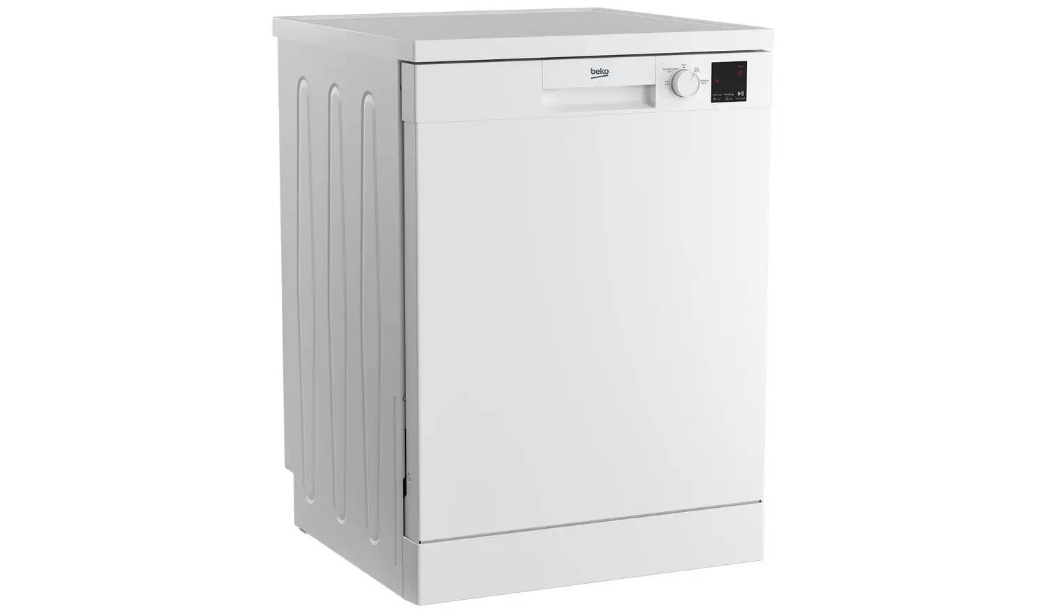 New Graded White Beko DVN04X20W Full Size Dishwasher RRP£349- H1