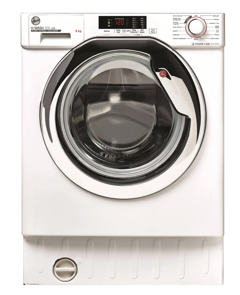 New Graded Hoover HBWS4802ACE-80 Integrated 8kg 1400 Washing Machine RRP£449 D3