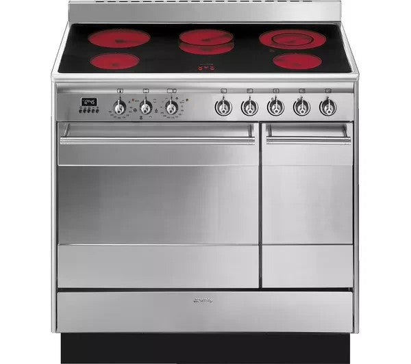 Graded Smeg SUK92CMX9 90cm Electric Range Cooker Induction RRP£1999 S66