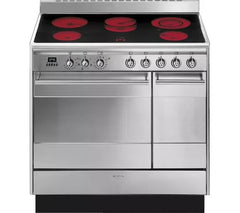 Graded Smeg SUK92CMX9 90cm Electric Range Cooker Induction RRP£1999 S66