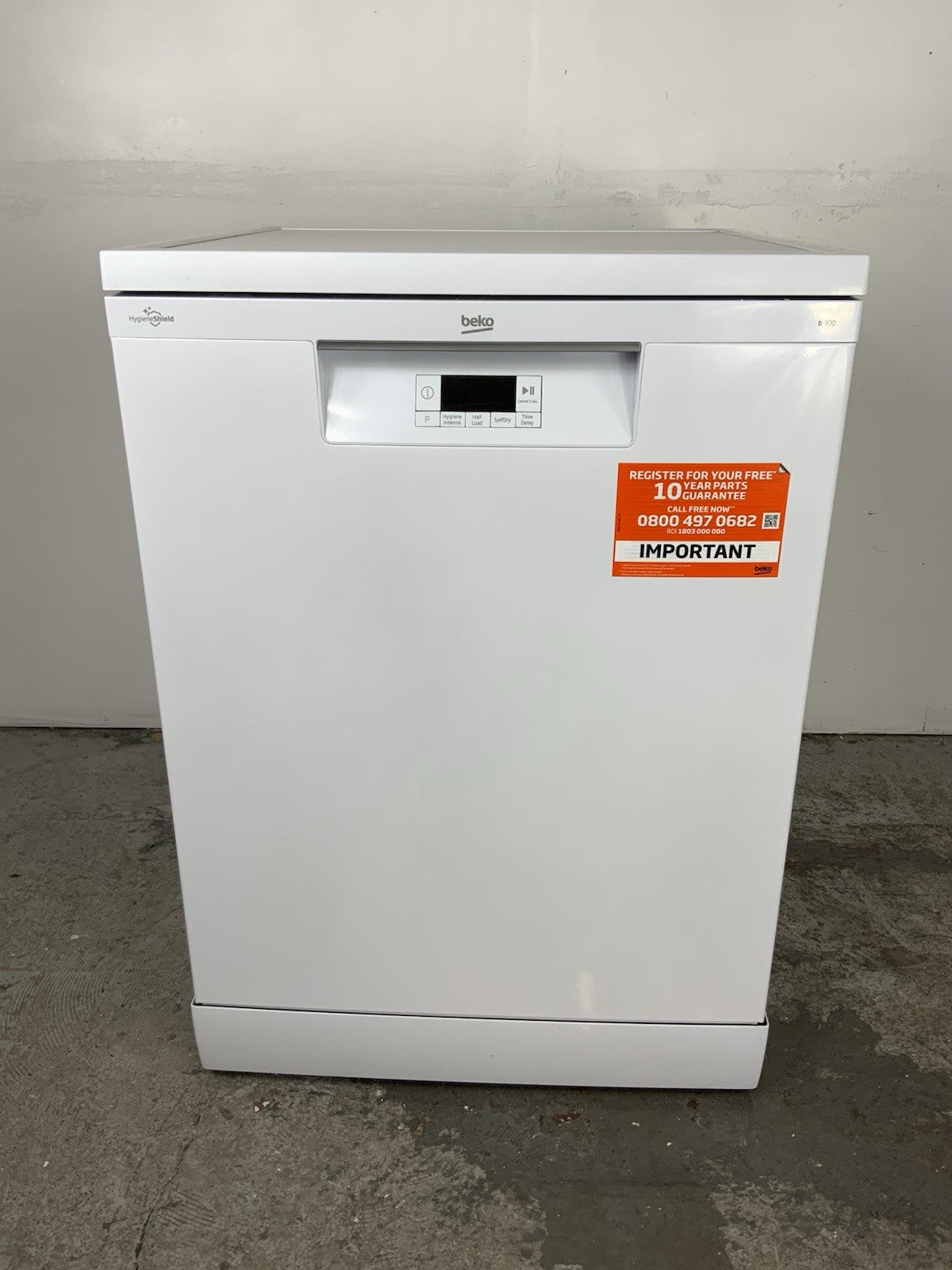 New Graded White BEKO BDFN15420W Pro HygieneIntense Full-size Dishwasher F30
