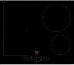 New Graded BEKO Pro HII64201MT 58 cm Electric Induction Hob - Black RRP £279 X22