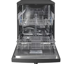 New Graded Black Indesit D2FHK26BUK Full Size Dishwasher RRP£299 F43