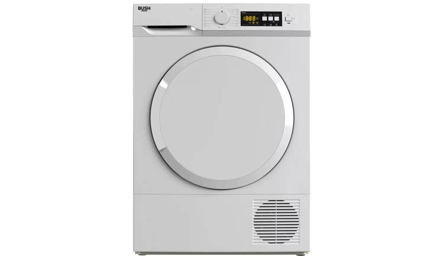 NEW GRADED BUSH BCGBTD8HP is an 8kg heat pump tumble dryer WHITE F12