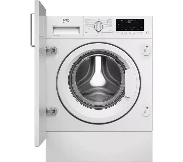 New Graded Beko WTIK74151F Integrated 7 kg 1400 Spin Washing Machine E51