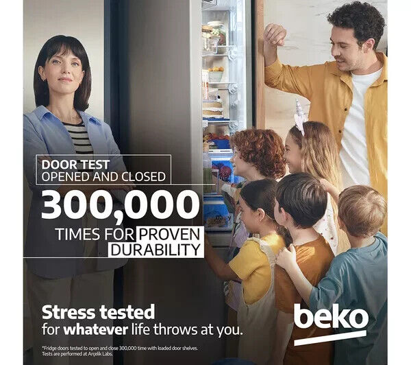 New Stainless Steel Beko ASD2542VX American Fridge Freezer RRP£899 F14 New Stainless Steel Beko ASD2542VX American Fridge Freezer RRP£899 F14