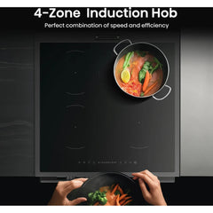 New Graded Hisense Hi6 Max HDCEIT6C20B 60cm Double Oven Electric Cooker F56