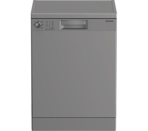 New Graded Silver Indesit IN2FE13DT9SUK Full Size Dishwasher RRP£299 P82
