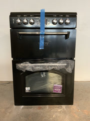 New Graded Leisure CLA60CEK Black Ceramic Electric Cooker with Double Oven H12