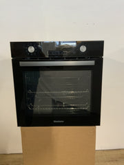 New Graded Beko AeroChef ROEN8232BP 60cm Built In Electric Single Oven - F36