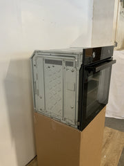 New Graded Beko AeroChef ROEN8232BP 60cm Built In Electric Single Oven - F36