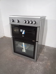 New Graded Silver Beko XTC611S 60cm Electric Ceramic Cooker RRP£479 - UK Del J15