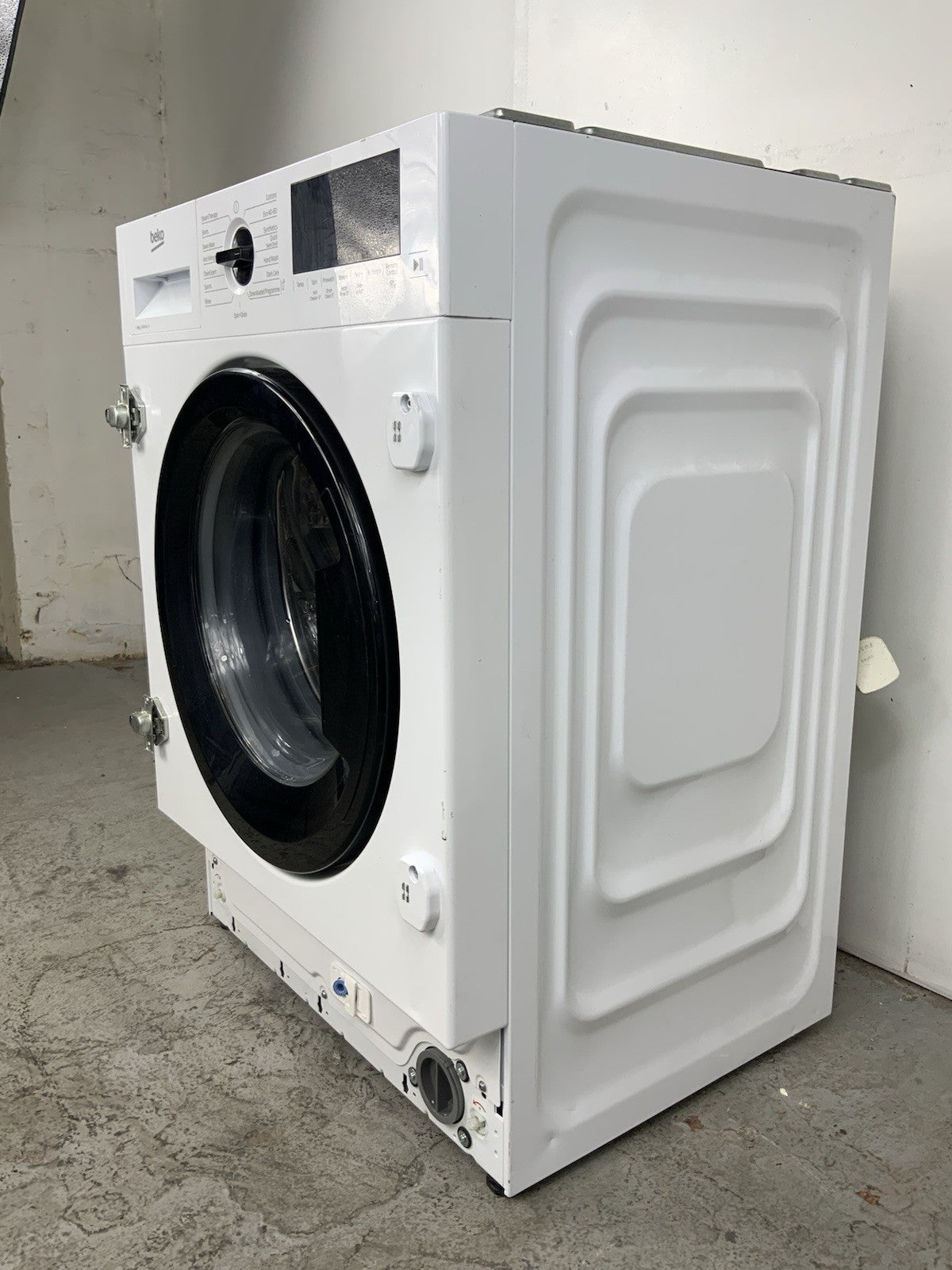 New Graded Beko WTIK84122F Integrated 8kg 1400 Spin Washing Machine rrp£429 Y61
