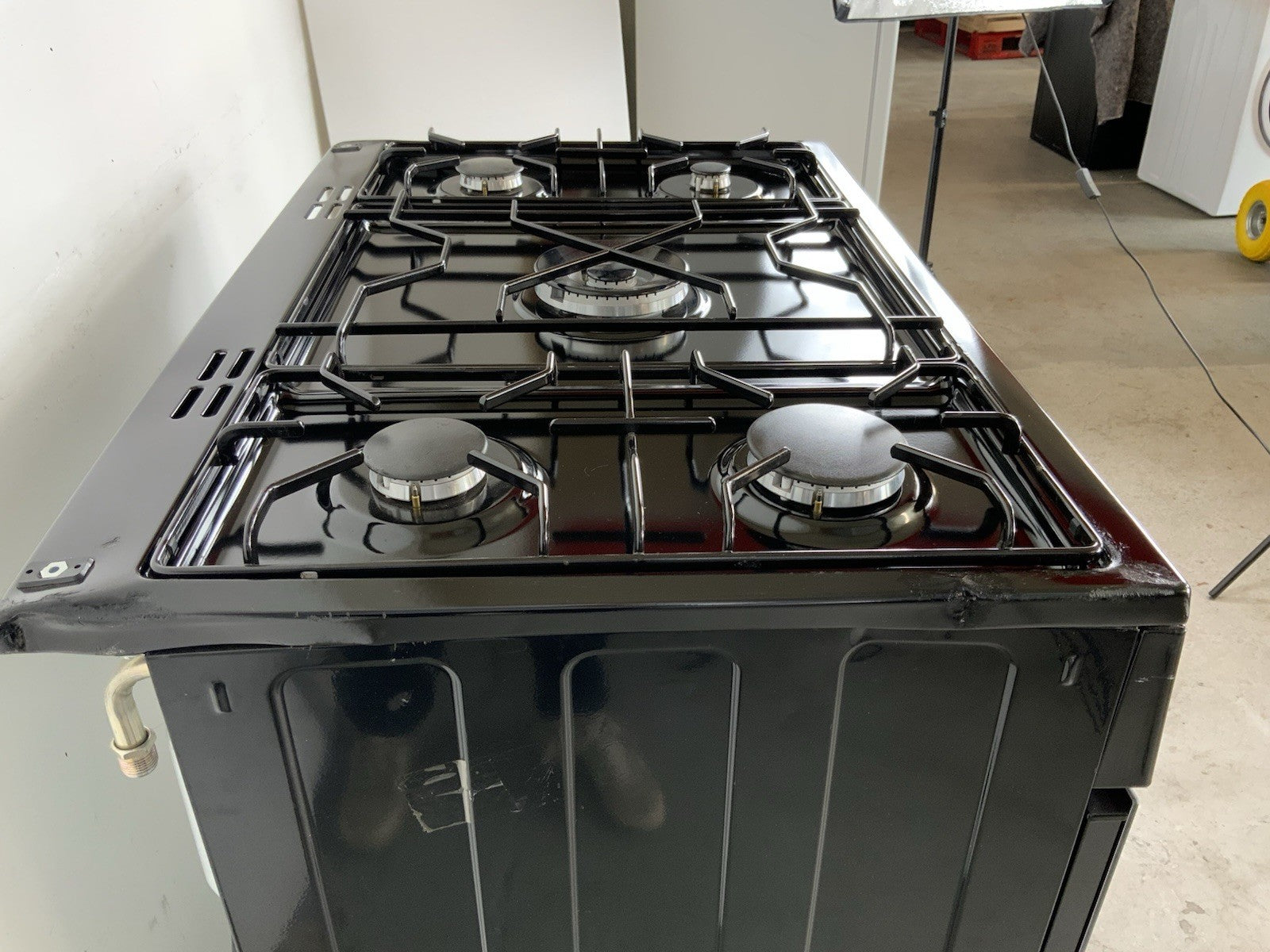 New Graded Beko KDVF90K 90cm Dual Fuel Range Cooker - Black Y53