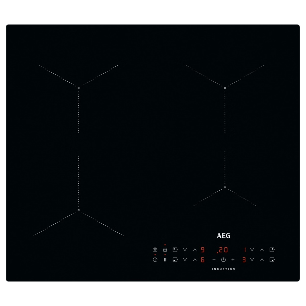 New Graded AEG ILB64334CB 59 cm Ceramic Induction Hob - Black RRP£429 N78