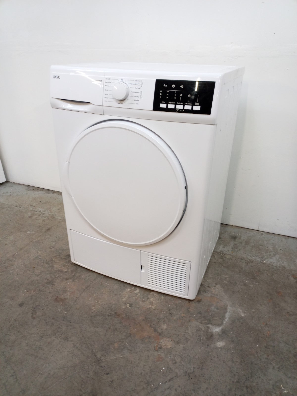 New Graded Logik LHP8W23 8kg Heat Pump Tumble Dryer RRP £329 D17