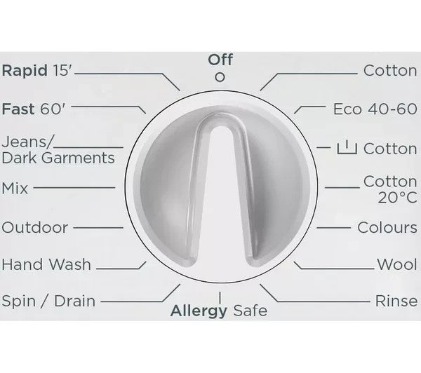 New Graded LOGIK T-series LIW812W22 Integrated 8 kg 1200 Washing Machine R44