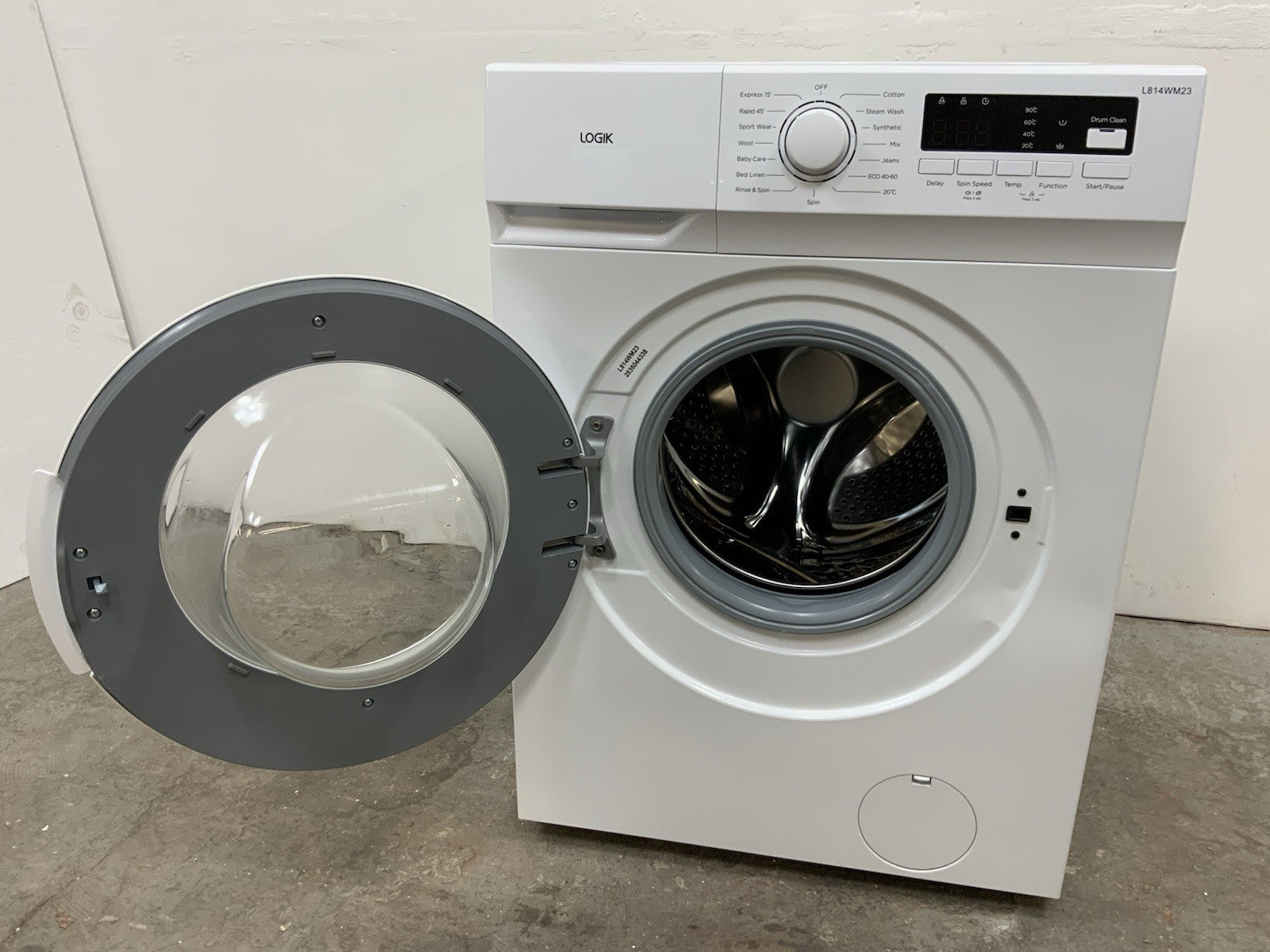 New Graded LOGIK L712WM23 7 kg 1200 Spin Washing Machine - White RRP£239 P38