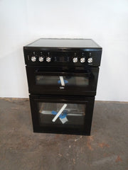 New Graded Black  Beko EDC634K  60cm Electric Double Cooker RRP£459 - UK Del X13