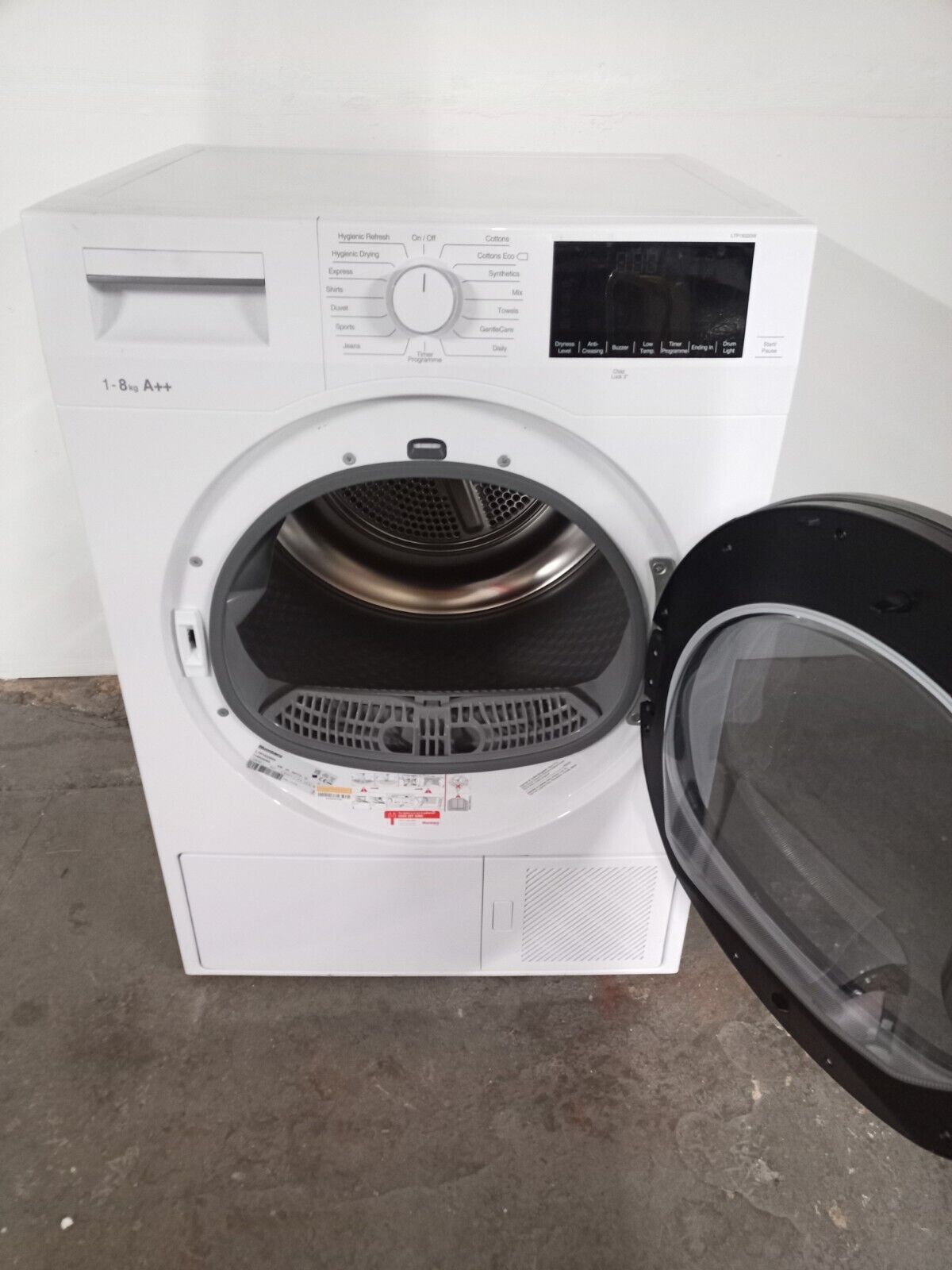 New Graded Beko LTP18320W 8kg Heat Pump Tumble Dryer RRP £550 K12