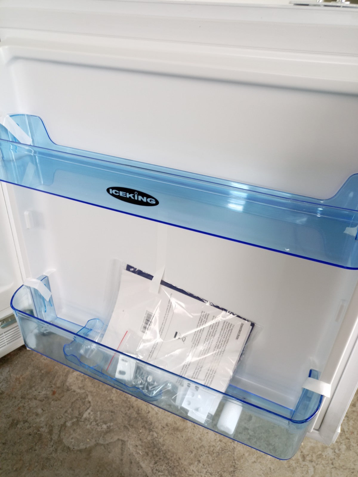 New Graded Iceking BU210EW  Integrated Undercounter Fridge Icebox RRP£339 P17