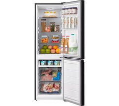 New Graded LOGIK LFC50B23 60/40 Fridge Freezer - Black RRP £299 M2