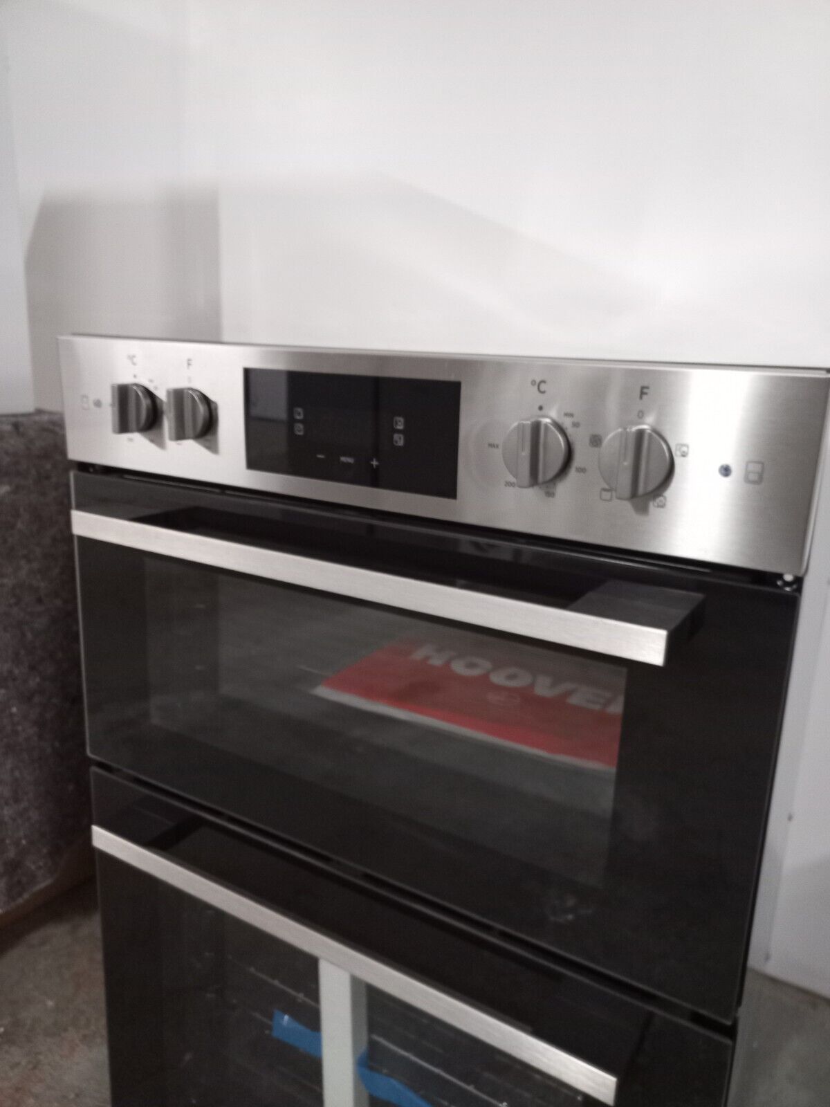 New Graded Hoover HO9DC3B308IN Built-in Double Electric Oven-RRP£429 W14