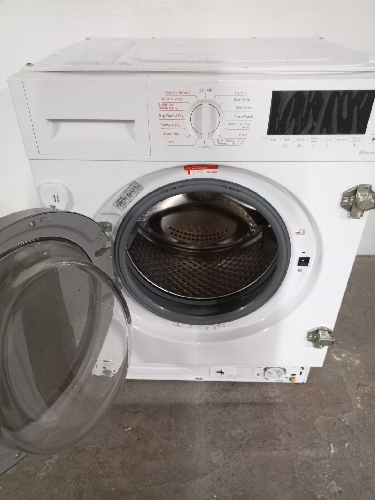 New Graded Beko LRI1854310 Integrated 8Kg/5Kg 1600 Washer DryerRRP£649 E16